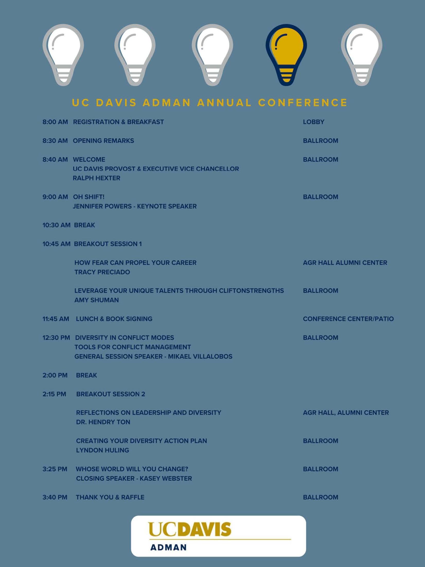 2019 ADMAN Conference Agenda